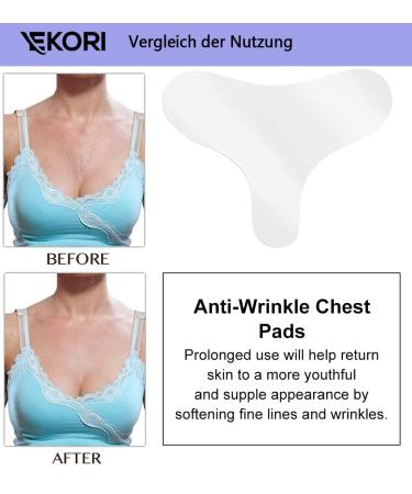 Decollete Anti-Wrinkle Pads | Reusable Medical Silicone Patches for Chest Eye & Forehead Wrinkles - Shop Now! - Buy Online on GoSupps.com