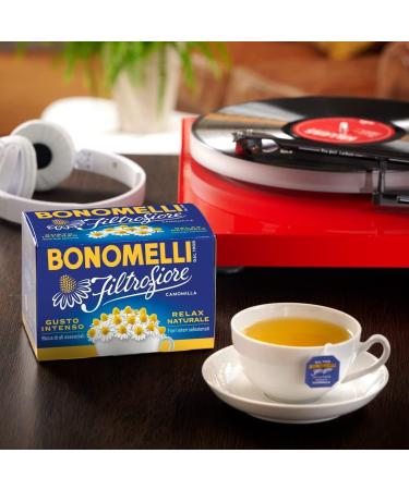  Bonomelli Bonomelli Chamomile Filtrofleur 14 sachets with all parts of the flower only selected whole pods rich and enveloping aroma relaxing infusion (28g) - Buy Online on GoSupps.com
