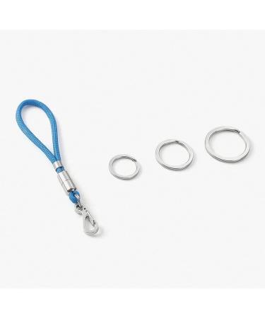 Buy Durable Nylon & Stainless Steel Materium Key Rings with Mini Carabiner | 3-Pack Red Keychains for Lanyards & Paracord - Buy Online on GoSupps.com