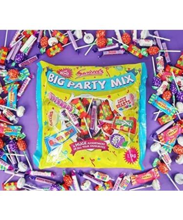 Swizzels Big Party Mix Bag 1.1 kg (Pack of 1) Tasty And Twisty Treat Gift Hamper For Birthday Christmas Sold By Kidzbuzz - Buy Online on GoSupps.com