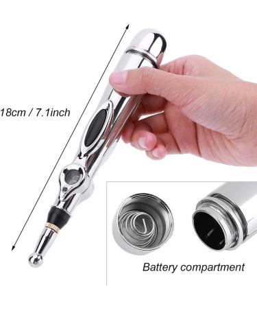 Solomi Acupuncture Pen - Electric Meridian Massage Tool for Pain Relief | Stainless Steel Acupuncture Device for Body Wellness - Buy Online on GoSupps.com