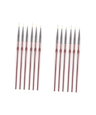 FRCOLOR 4 Sets Nail Art Pen Polish Brush Pen Tools Poly Manicure Colored Drawing Tool Painting Nail Art Practical Star Room Decor Nail Design Nylon Brush Pen Manicure Liner Pull Pen