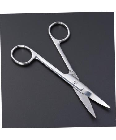 Curved Stainless Steel Eyebrow Scissors | Precision Makeup Scissors for Perfect Brows - International Shipping - Buy Online on GoSupps.com
