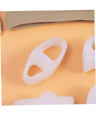 Healeved 12pcs Toe Strap Kit - Gel Toe Separator & Big Toe Straightener Set for Arch Support Bands and Silicone Holder - Black - Buy Online on GoSupps.com