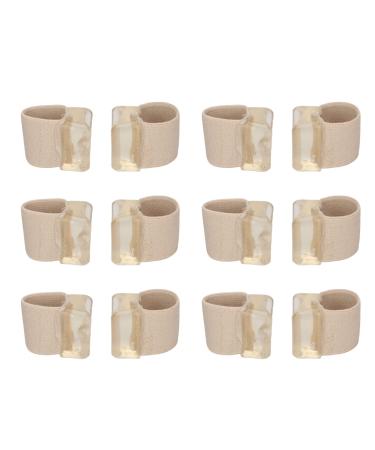 Elastic SEBS Reduce Pressure Prevents Friction Soft Toe Corrector 6 Pairs Toe Separator for Hammertoes Bunions Sports