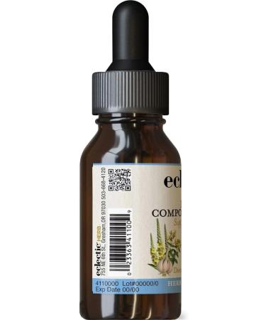 Eclectic Herb - Mullein Compound Oil | Supports Ear Health | Non-GMO Gluten-Free (1 fl oz | 30 ml) - Buy Online on GoSupps.com