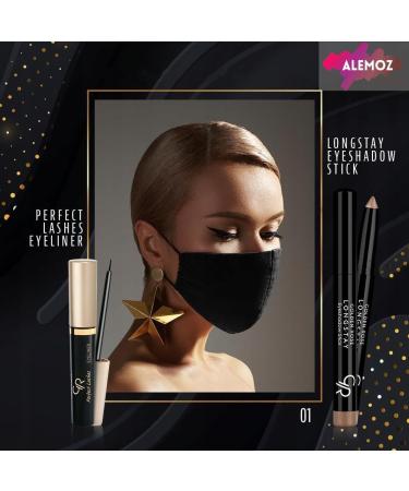 Golden Rose Perfect Lashes Black Eyeliner - Long-Lasting & Waterproof | Buy Now - International Shipping Available - Buy Online on GoSupps.com