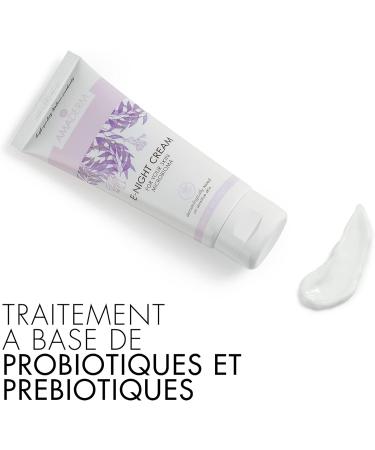 AMADERM E-NIGHT Moisturizing Night Face Cream with Prebiotics and Probiotics | Antioxidant Effect with Shea Butter Inulin and Vitamin E | SILICONE AND PARABEN FREE 75ml - Buy Online on GoSupps.com