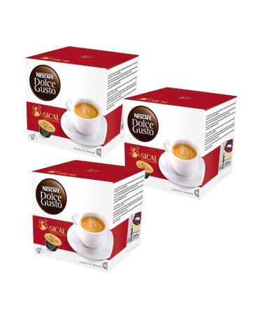 Nescafe Dolce Gusto Espresso Sical 3x16 Coffee Pods (48 Capsules)