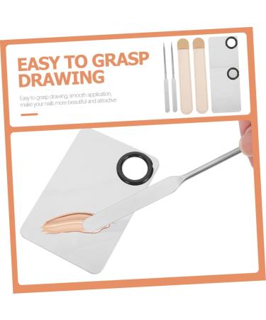 2 Sets Cosmetic Spatula Palette - Makeup Foundation Mixing Plates & Beauty Tools for Flawless Application - Buy Online on GoSupps.com