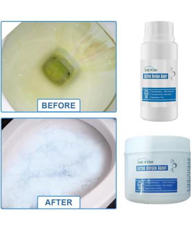 Toilet Bowl Active Oxygen Agent Powerful Cleaning Decontamination It Just Works (Blue One Size) Blue One Size - Buy Online on GoSupps.com