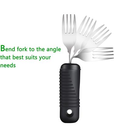 Adaptive Utensils Set for Tremors - Easy Grip Silverware for Parkinsons and Arthritis - Buy Online on GoSupps.com
