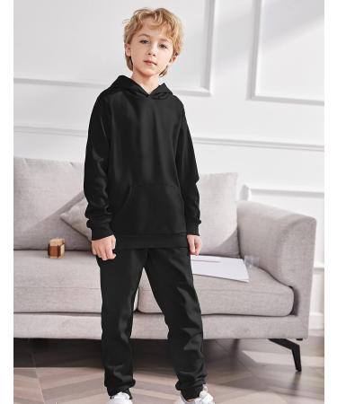 Arshiner Boys Pullover Hoodie Sweatshirt Set, Size 9-10 Years - Black - Buy Online on GoSupps.com