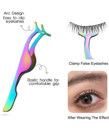 10 Piece Eyelash Curler Kit with 4 in 1 Applicator Tool, Tweezers, Scissors, and Silicone Refill Pads for Women - Buy Online on GoSupps.com