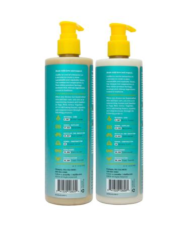 Alaffia Beautiful Curls Shampoo & Leave-In Conditioner | Curl Enhancing Hydrating Scalp Soothing - 12 Oz Each - International Shipping Available - Buy Online on GoSupps.com