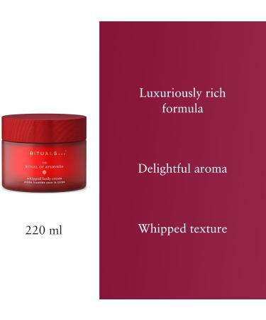  Rituals RITUALS The Ritual of Ayurveda Body Cream moisturizing body cream with Indian rose and sweet almond oil nourishing formula for balanced and soft skin delicate floral fragrance jar - Buy Online on GoSupps.com