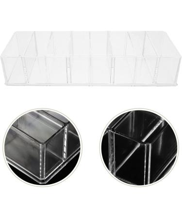 FRCOLOR Organizer Drawers Makeup Palettes Holder Desktop Eyeshadow Palettes Transparent Blusher Organizer Office Desk Drawer Organizer Organizer Storage Transparent 25x8.5x4.8cm - Buy Online on GoSupps.com