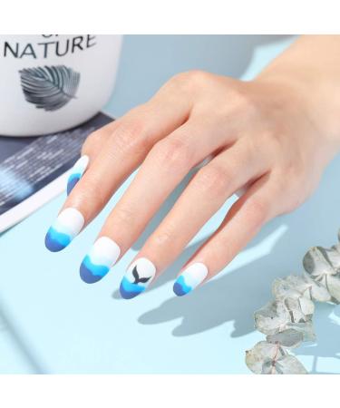 Lagunamoon 6 Colors Gel Nail Polish Set | Blue Black White Soak Off Long Lasting UV LED | DIY Manicure Kit 8ml | Salon Quality Gift Set - Buy Online on GoSupps.com