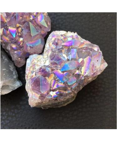 Decorative Ornaments Cute Rainbow Angel Halo Amethyst Cluster Natural Quartz Crystal Rough Stone 's Gift Stone Mineral Specimen - Buy Online on GoSupps.com