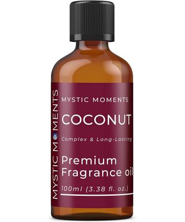 Mystic Moments Coconut Fragrance Oil - 100ml | Ideal for Soaps, Candles, Skin & Hair Care - Buy Online on GoSupps.com