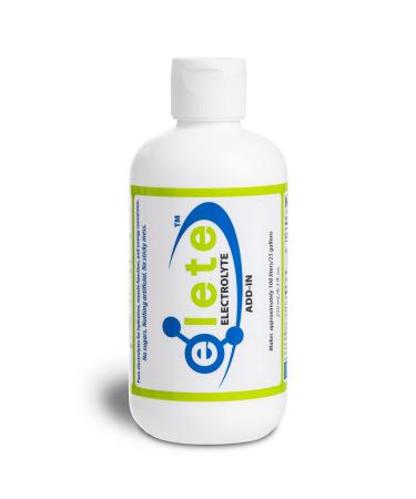 elete Electrolyte Add-in Hydration Drops | Sodium, Magnesium, Potassium & Trace Minerals | Unflavored, All Natural | Leg and Muscle Cramp Relief | Transform Any Drink into a Sports Drink, 8.3oz 8.3 Fl Oz (Pack of 1)