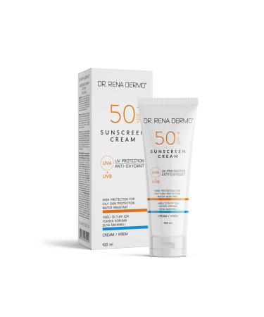 Kozmentik Dr Rena Dermo 50+ SPF sunscreen UVA UVB for dry sensitive skin 100 ml