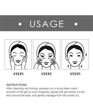 60-Second Age Defying Tinted Firming Gel | Instant Eye Tightener & Anti-Aging Cream - Reduce Wrinkles & Skin Problems (5 PCs) - Buy Online on GoSupps.com