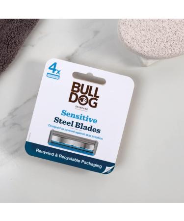 Bulldog Skincare Sensitive Bamboo Razor Blades - Pack of 4 - Buy Online on GoSupps.com