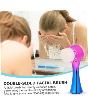 MAGICLULU Multifunctional Facial Cleansing Brush Waterproof Face Brush Silicone Brush for Face Cleaning Facial Cleansing Brush Waterproof Facial Brush Skin Cleansing Make- up Remover Manual 13X5.5cm Assorted Color - Buy Online on GoSupps.com
