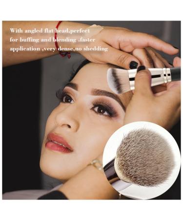 Premium Kabuki Brush Set - Pro Foundation Concealer and Contour Brushes for Flawless Makeup | International Shipping Available - Buy Online on GoSupps.com