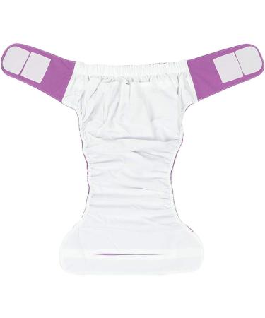 Waterproof Adult Cloth Diapers | Reusable Elderly Swim Diapers - Purple - Buy Online on GoSupps.com