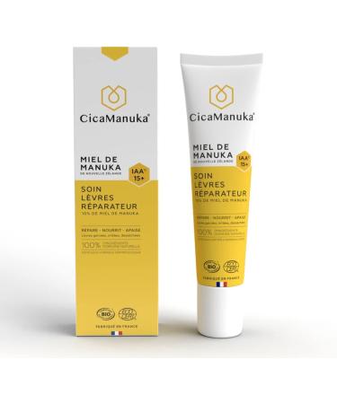  CicaManuka CICAMANUKA - Manuka Honey Repair Cream IAA10+ - Promotes the repair of damaged and dry skin - Certified Organic - 40ml & Manuka Honey Repair Lip Balm IAA15+ - 15ml - Buy Online on GoSupps.com