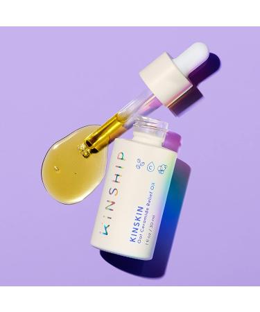 Kinship Kinskin Ceramide Barrier Repair Oil - Lightweight Vitamin C + Oat Hydrating Face Oil - 1oz - Buy Online on GoSupps.com