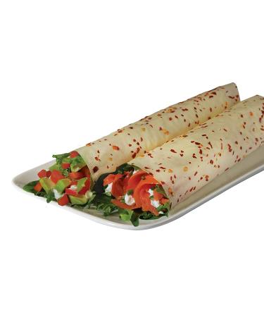 Norigami Egg Wraps Soy Protein - High Protein Low Carb Vegetarian Wraps - Ready To Fill & Serve - Kosher Non GMO Gluten Free - 6 Soy Wrap Chili Packs - Buy Online on GoSupps.com
