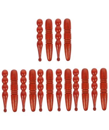 16 pieces of acupuncture massage tools shame massage accessories unique massage devices foot massage acupuncture point massage acupuncture pen manual wood