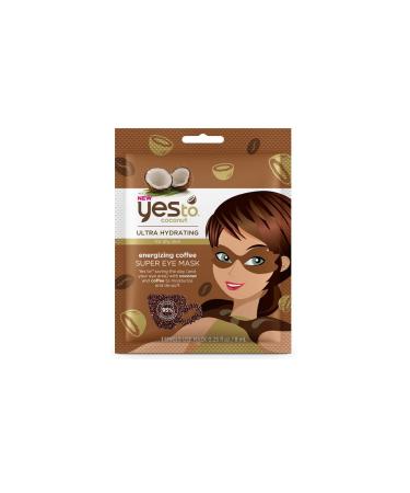 Yes To Coconut Ultra Hydrating Energizing Coffee Super Eye Mask 0.25 fl oz (Pack of 2)