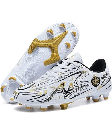 Verrol Soccer Shoes for Kids | Unisex Lightweight Football & Training Shoes | Breathable Comfortable Sports Footwear | Size 32 EU - Gold - Buy Online on GoSupps.com
