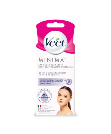 Veet Minima' Easy-Gel' Wax Strips Face