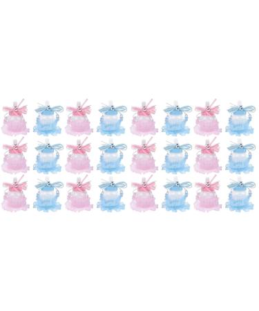 Toddmomy 48 Pcs Bottle Candy Box Shower Gift Bags Blue Candies for Party Mini Candy Bottle Wedding Bonbonniere Bottles Decor Gift Container Milk Bottle Plastic Western Style 1 count (Pack of 1)