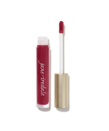 jane iredale HydroPure Hyaluronic Lip Gloss | Hydrating Gloss Plumps  Exfoliates and Smooths | Non-Sticky | Vanilla Scent | Vegan and Cruelty Free Berry Red