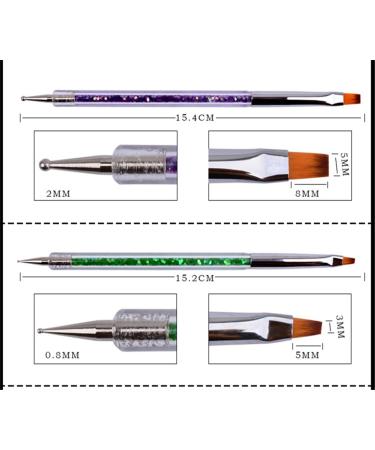 Gracelaza 5pcs Nail Art Brush Set - Precision Paint Pens for UV Gel & Acrylic - Ideal for Nail Designs - Buy Online on GoSupps.com