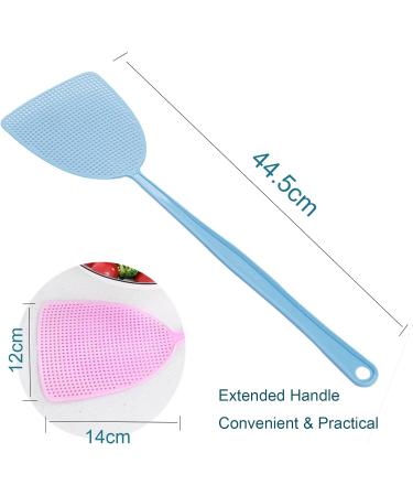 OFKPO 3PCS Fly Swatter Pest Control Plastic Handle for Flies Insect Mosquito Bug Manual Swat Pest Control with Long Handle - Buy Online on GoSupps.com