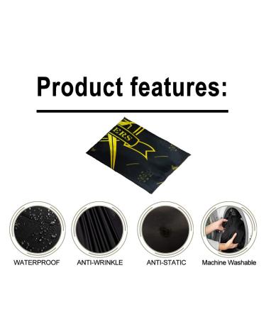 Professional Barber Capes for Men - Waterproof Hair Cutting Cape with Metal Snap Closure - Large 63 x 56 Black & Gold Salon Cape - Buy Online on GoSupps.com