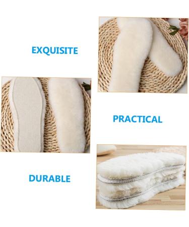 FOMIYES Wool Insoles - Warm Fleece Shoe Cushions for Women | Breathable Winter Boot Soles & Comfort Padding - Buy Online on GoSupps.com