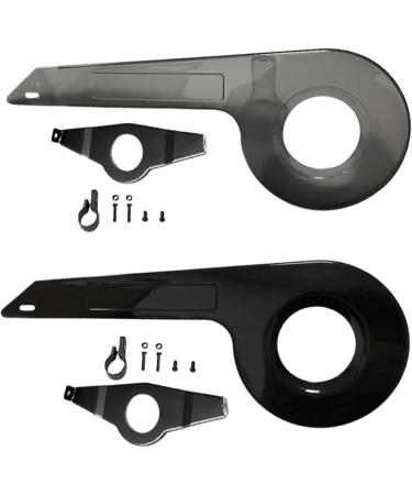 Bicycle Chain Guard for 32-36 Teeth | Universal Kids Bike Chain Cover | Sturdy Transparent Black Accessory - Buy Online on GoSupps.com