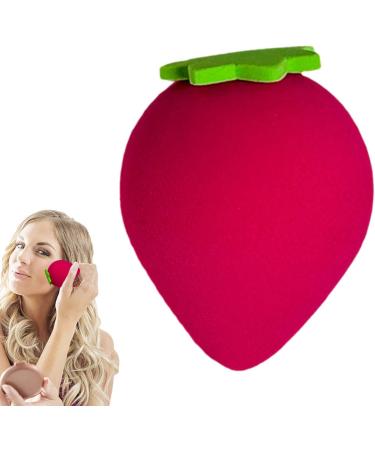 Cute Makeup Sponge - Cute Fruit Shape Soft Beauty Sponge - Multi-Purpose Cosmetics Sponge Makeup Blender for Beginners Beauty Lovers Women Strawberry - Buy Online on GoSupps.com
