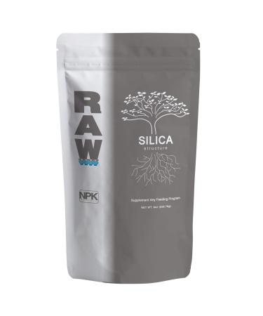 RAW- Silica for Strong Cell Walls and strengthening Stems, Plant Feeding Supplement, for Indoor, Outdoor Use, Hydroponics- 8 oz