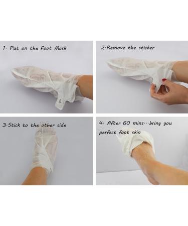 Elitzia ETEF4001 olive oil cream foot mask 5 pieces a repair box damage - Buy Online on GoSupps.com