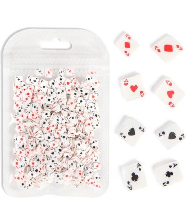Playing Card Slices for 5mm Klei Mud Particles Animal Clays Nail Art Supplies Making Playing Card Slider - Buy Online on GoSupps.com