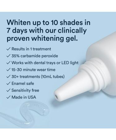 Auraglow 35% Carbamide Peroxide Teeth Whitening Gel Refill Pack - 30 Treatments - Buy Online on GoSupps.com